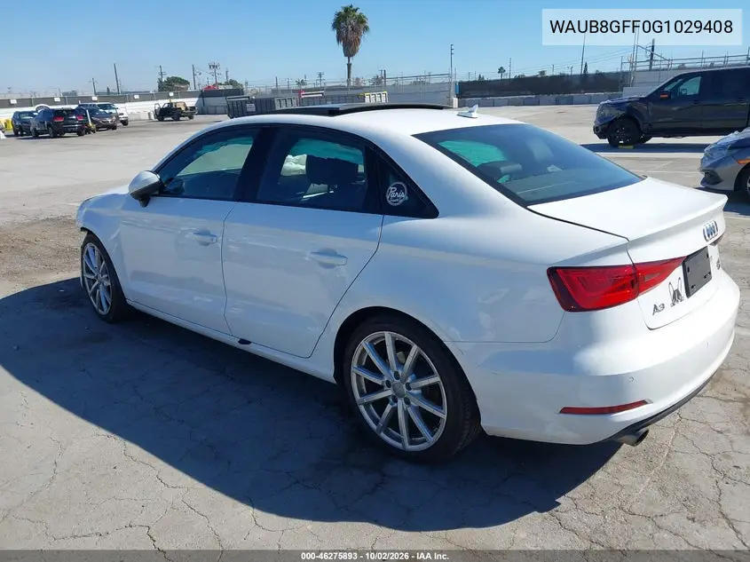2016 AUDI A3 VIN WAUB8GFF0G1029408 — фото 3