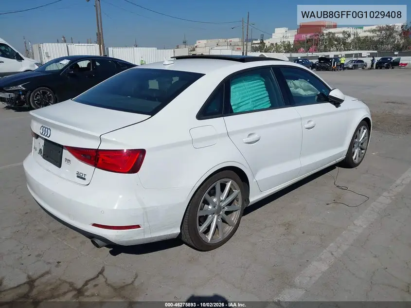 2016 AUDI A3 VIN WAUB8GFF0G1029408 — фото 4