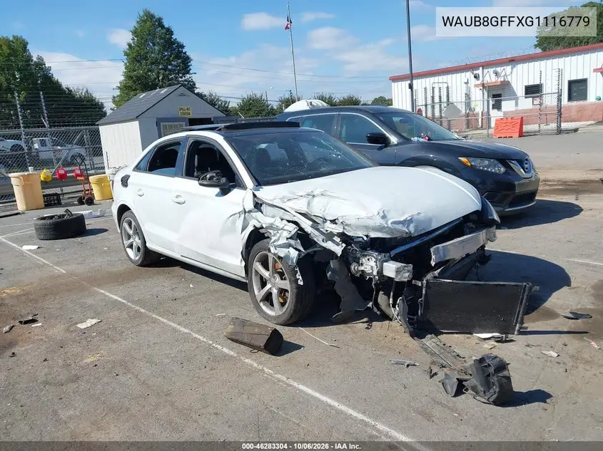 AUDI A3 2016, VIN WAUB8GFFXG1116779