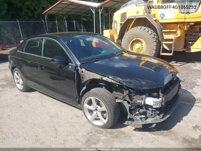 AUDI A3 2016, VIN WAUB8GFF4G1065232