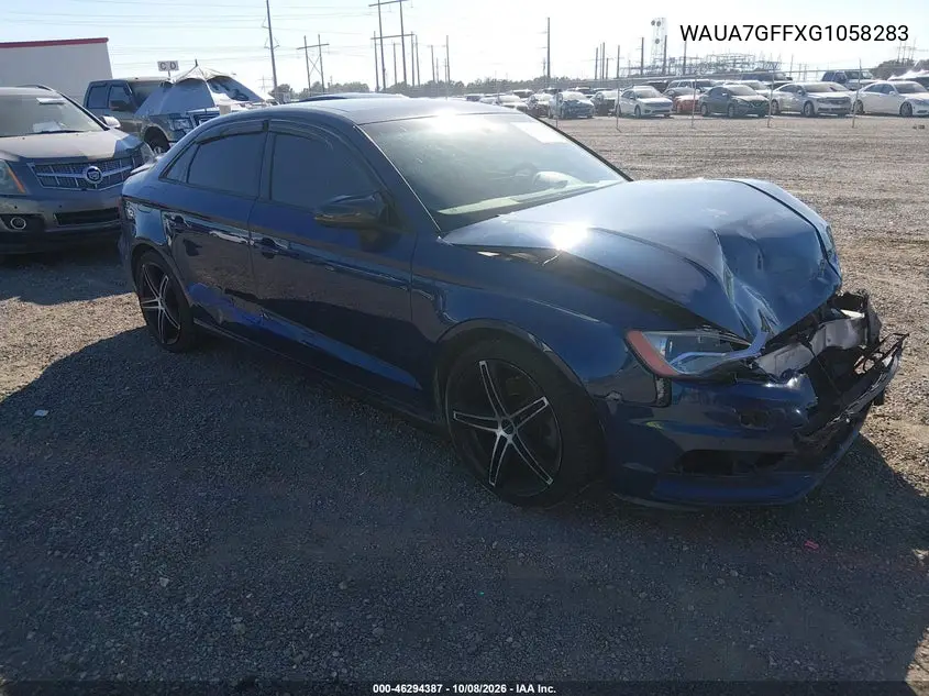 AUDI A3 2016, VIN WAUA7GFFXG1058283