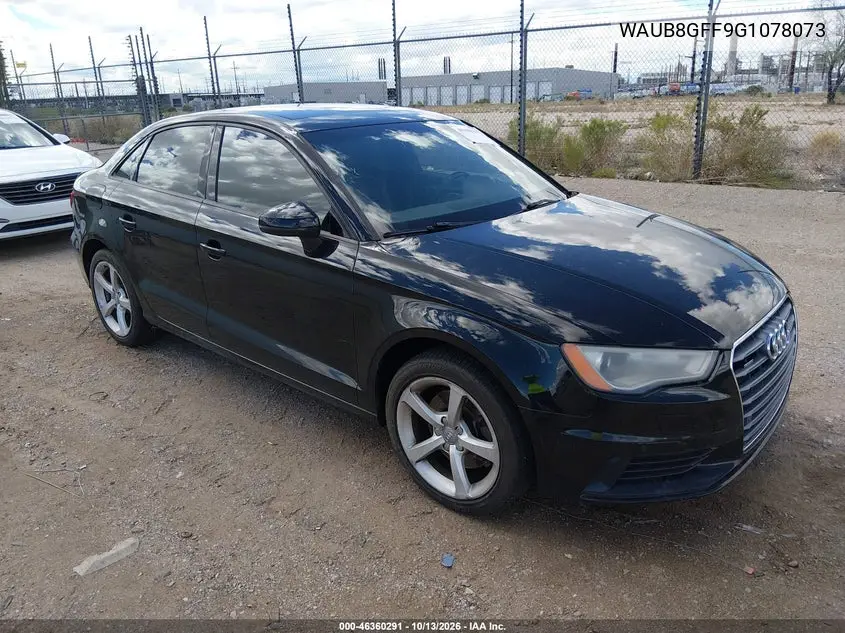 AUDI A3 2016, VIN WAUB8GFF9G1078073