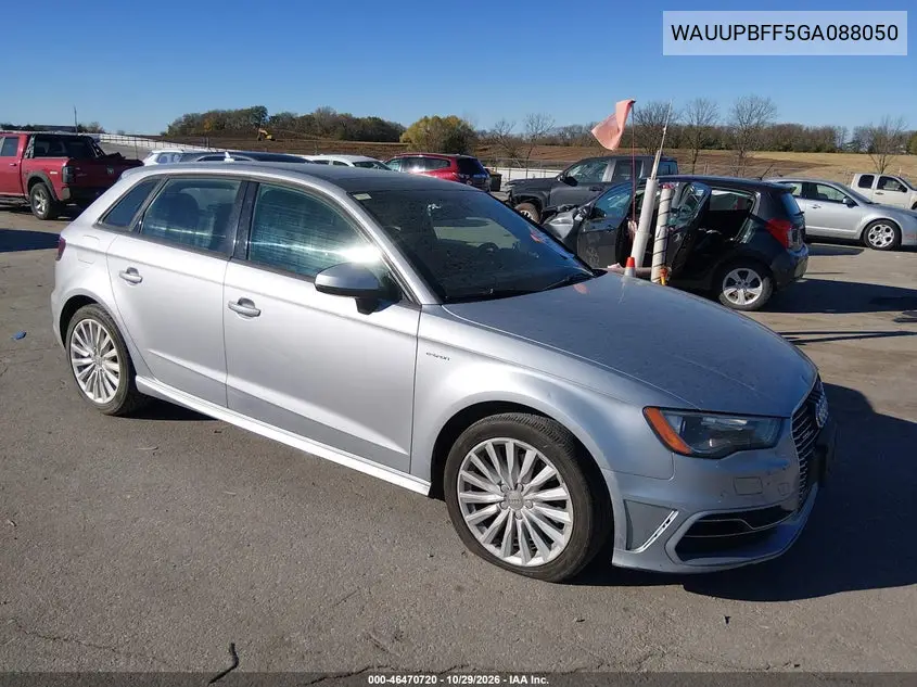 AUDI A3 2016, VIN WAUUPBFF5GA088050