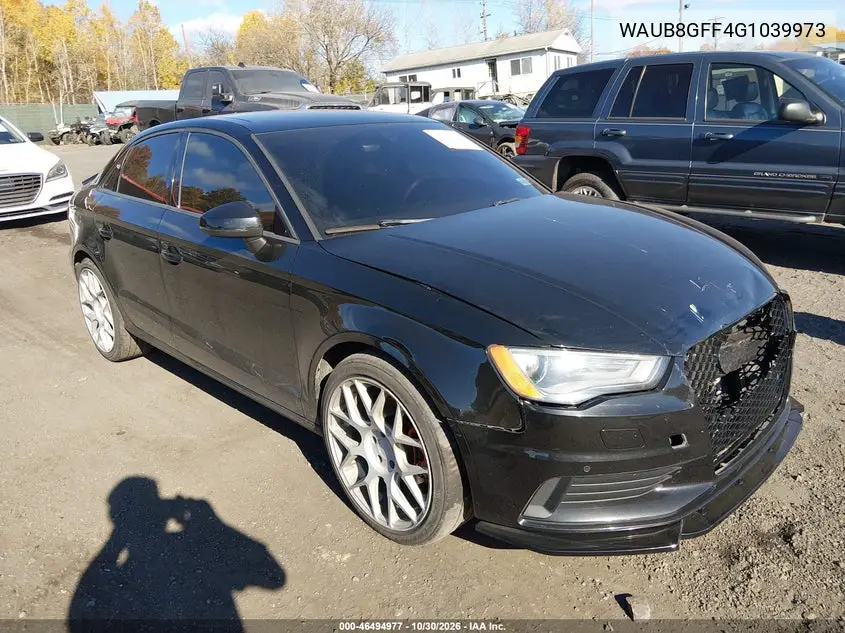 AUDI A3 2016, VIN WAUB8GFF4G1039973