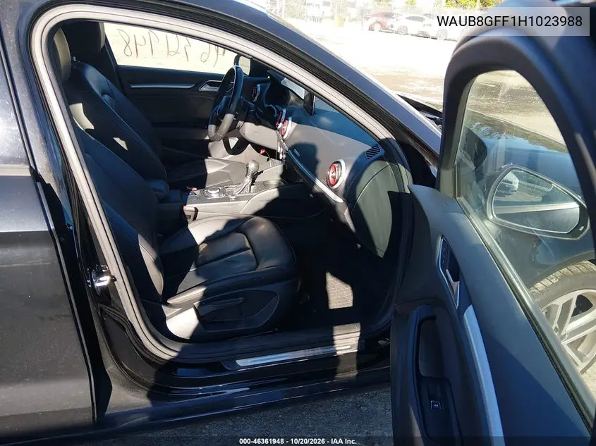 2017 AUDI A3 VIN WAUB8GFF1H1023988 — фото 5