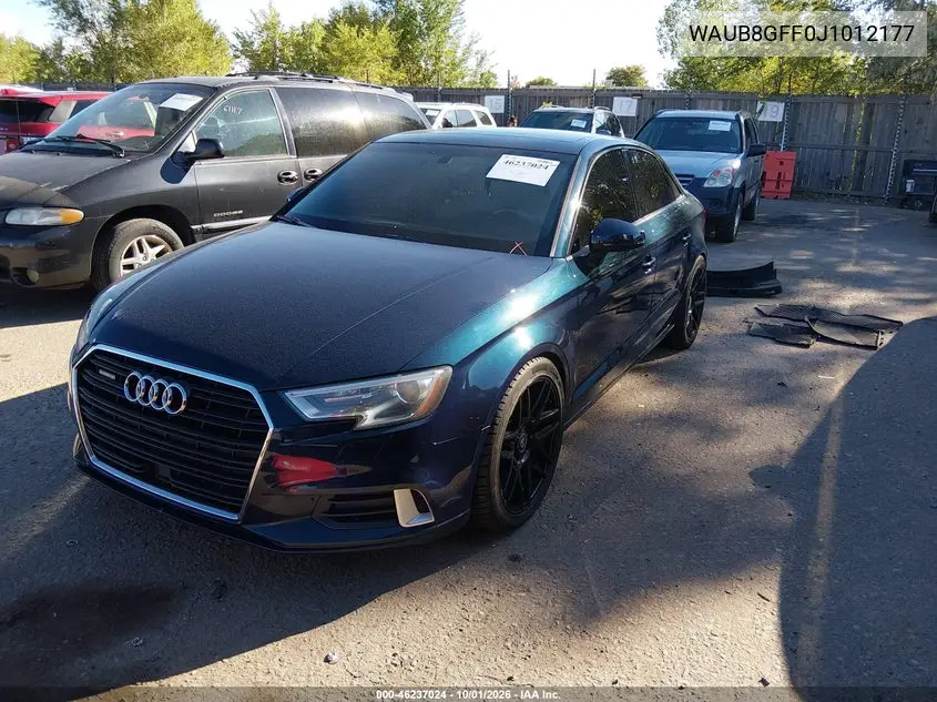 2018 AUDI A3 VIN WAUB8GFF0J1012177 — фото 2