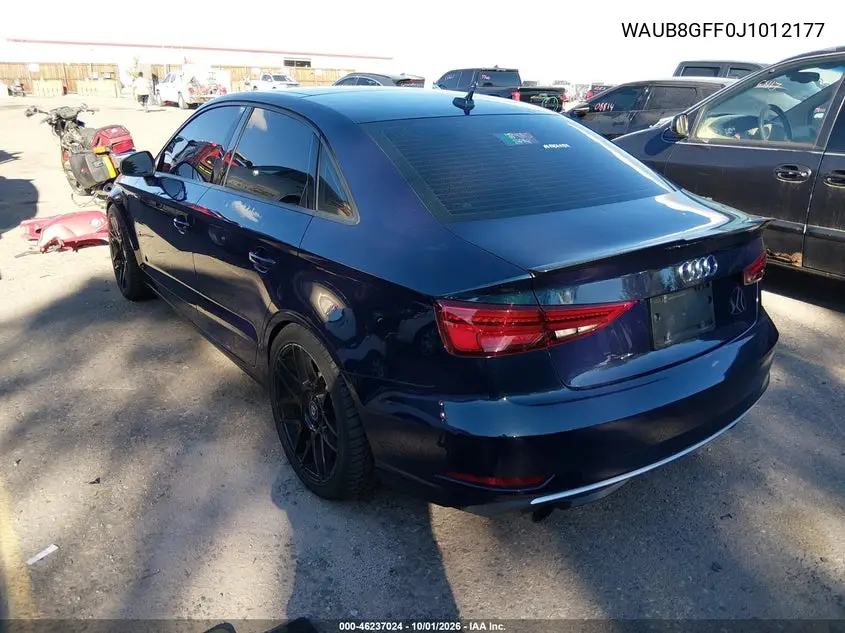 2018 AUDI A3 VIN WAUB8GFF0J1012177 — фото 3
