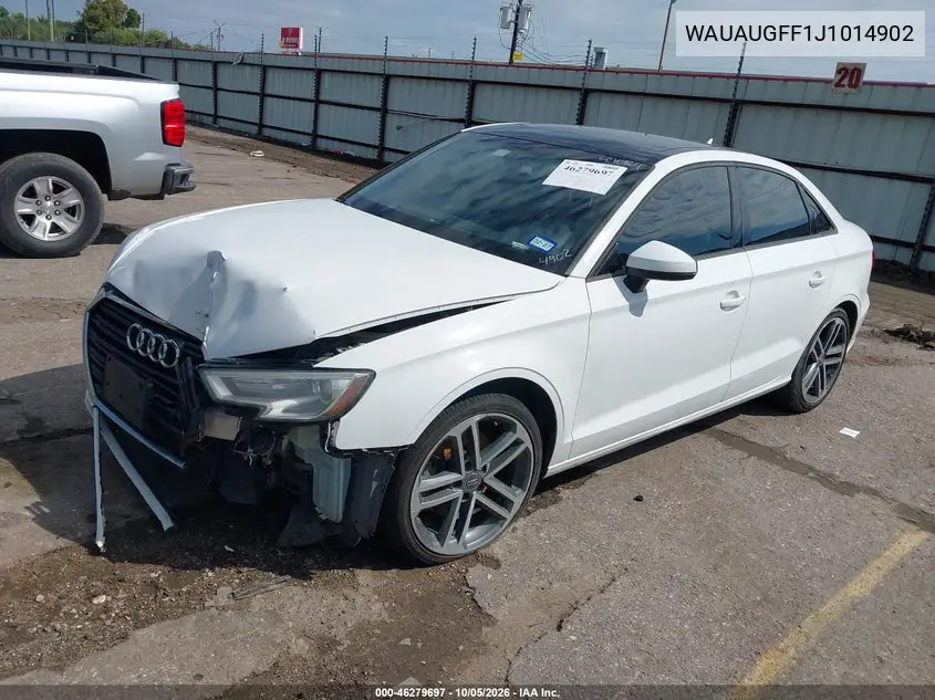 2018 AUDI A3 VIN WAUAUGFF1J1014902 — фото 2