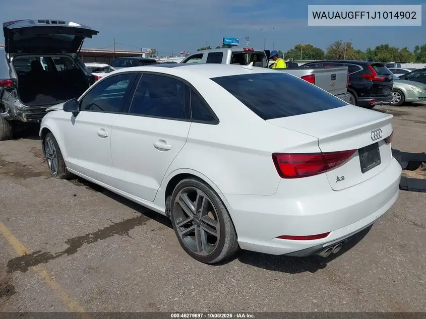 2018 AUDI A3 VIN WAUAUGFF1J1014902 — фото 3