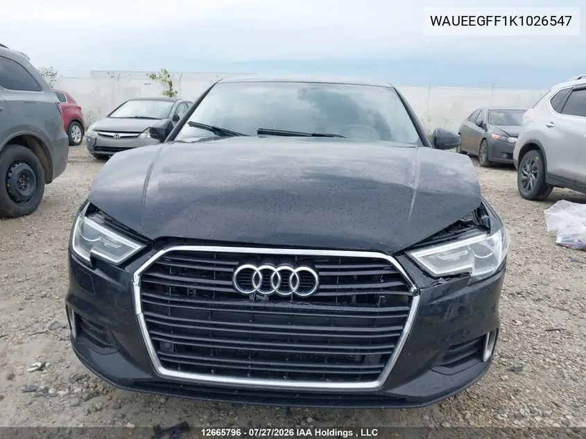 2019 AUDI A3 VIN WAUEEGFF1K1026547 — фото 12