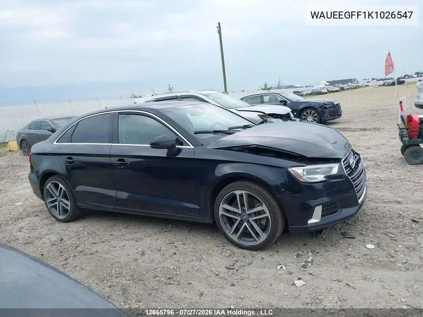 2019 AUDI A3 VIN WAUEEGFF1K1026547 — фото 13