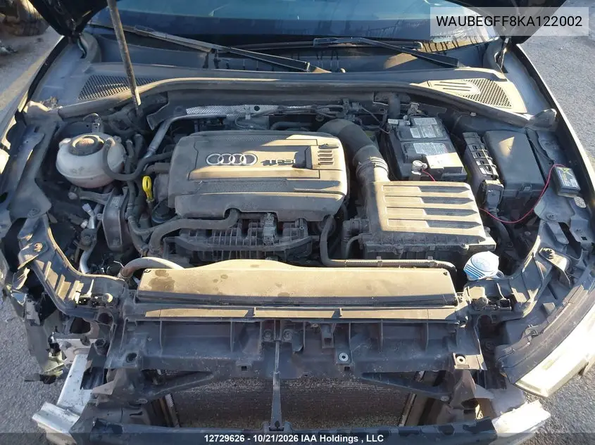 2019 AUDI A3 VIN WAUBEGFF8KA122002 — фото 10