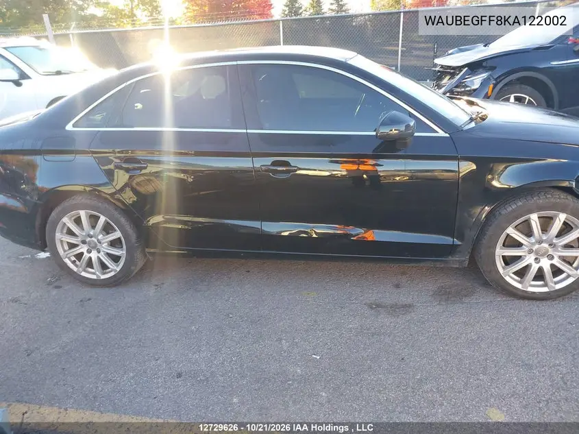2019 AUDI A3 VIN WAUBEGFF8KA122002 — фото 13