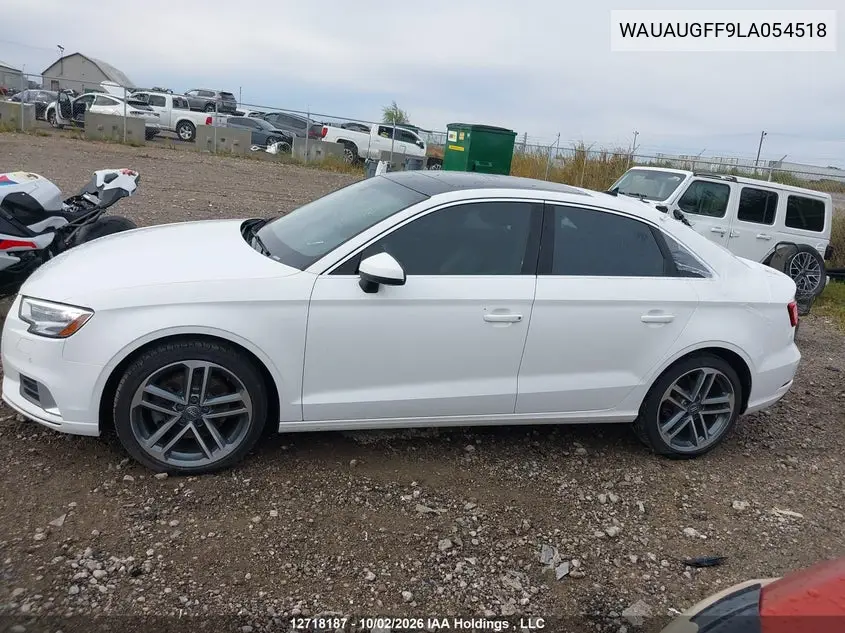 2020 AUDI A3 VIN WAUAUGFF9LA054518 — фото 15