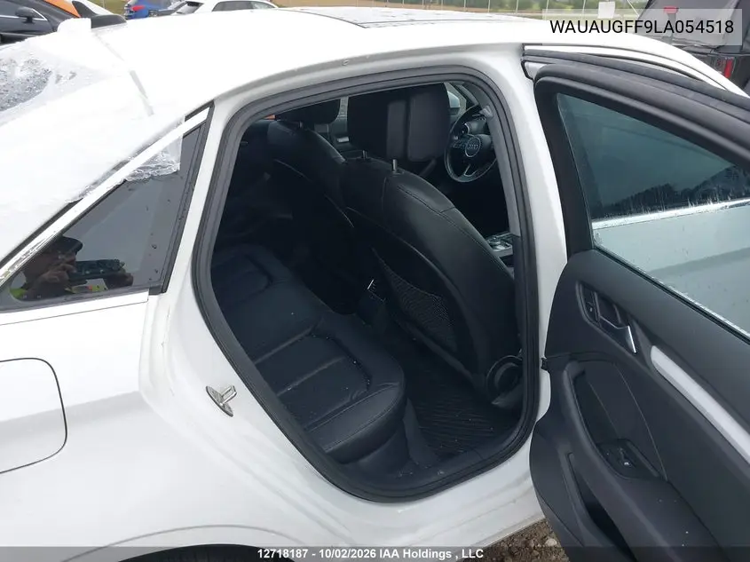 2020 AUDI A3 VIN WAUAUGFF9LA054518 — фото 8