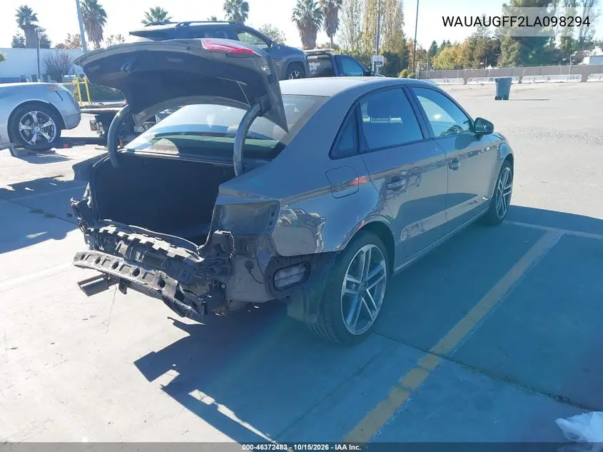 2020 AUDI A3 VIN WAUAUGFF2LA098294 — фото 4