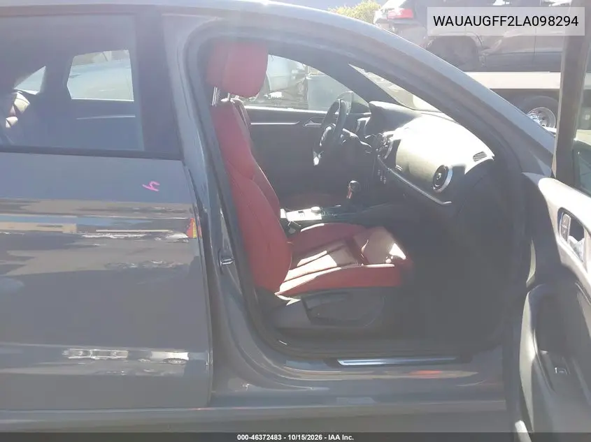 2020 AUDI A3 VIN WAUAUGFF2LA098294 — фото 5