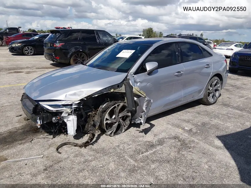2023 AUDI A3 VIN WAUAUDGY2PA092550 — фото 3