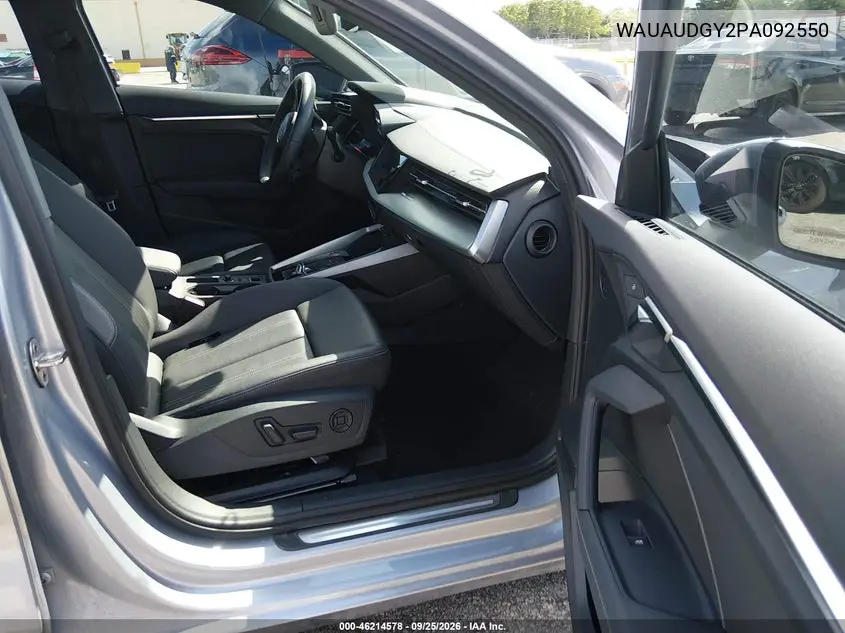 AUDI A3 2023, VIN WAUAUDGY2PA092550