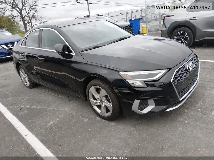 AUDI A3 2023, VIN WAUAUDGY5PA117957