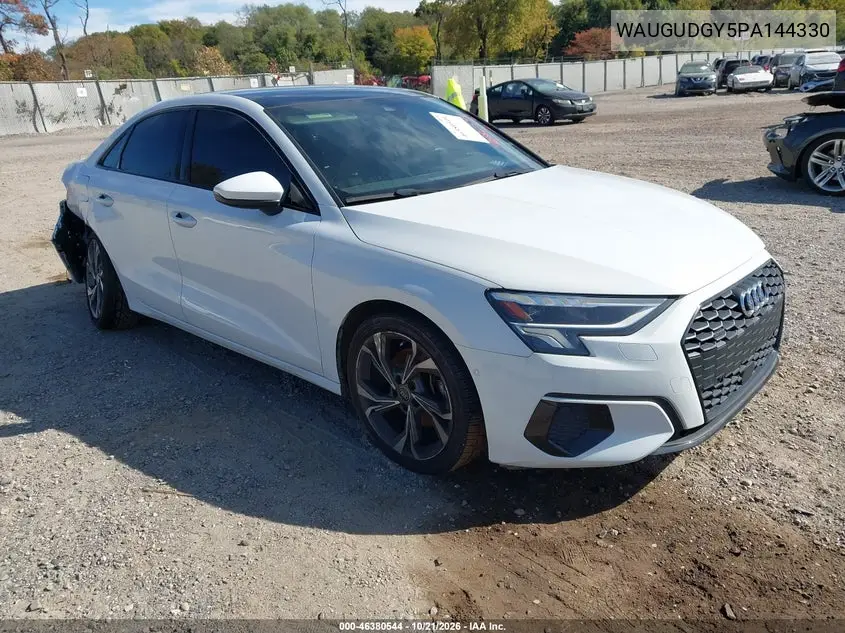 AUDI A3 2023, VIN WAUGUDGY5PA144330
