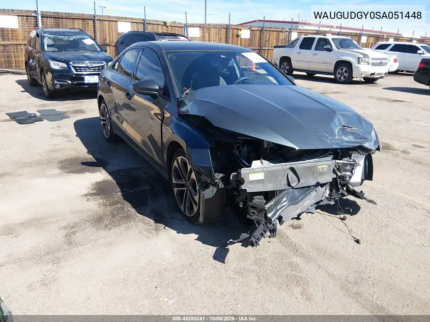AUDI A3 2025, VIN WAUGUDGY0SA051448