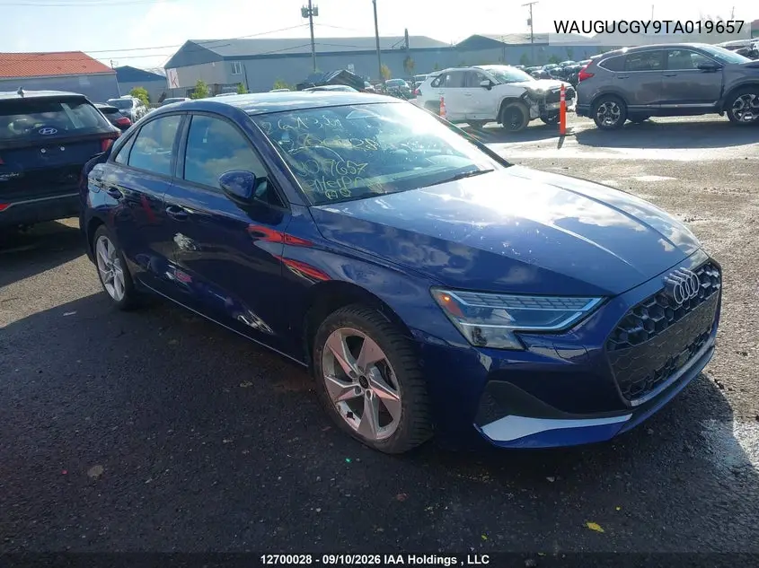 AUDI A3 2026, VIN WAUGUCGY9TA019657