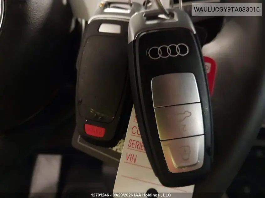 2026 AUDI A3 VIN WAULUCGY9TA033010 — фото 11