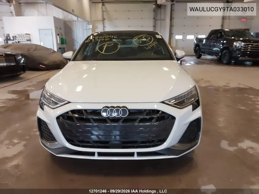 2026 AUDI A3 VIN WAULUCGY9TA033010 — фото 12