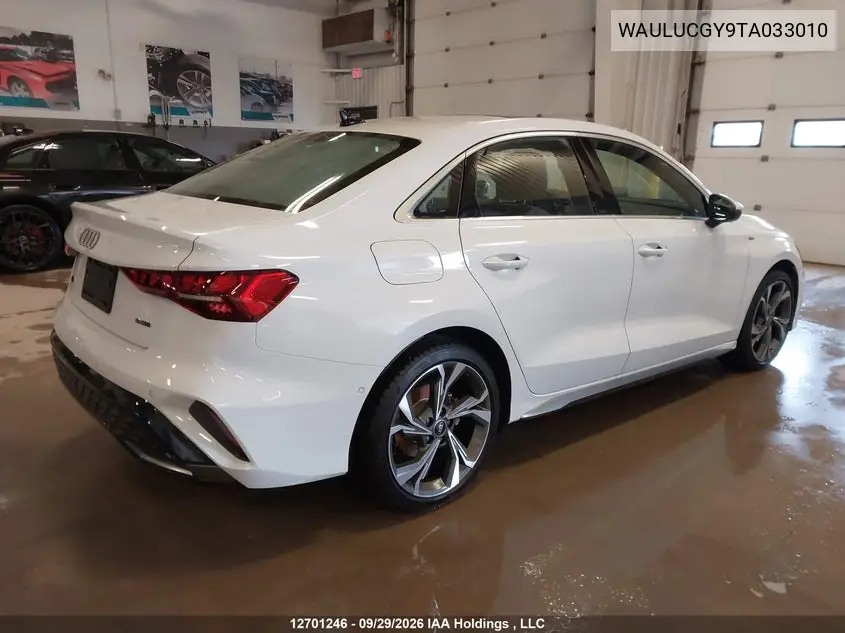 2026 AUDI A3 VIN WAULUCGY9TA033010 — фото 4
