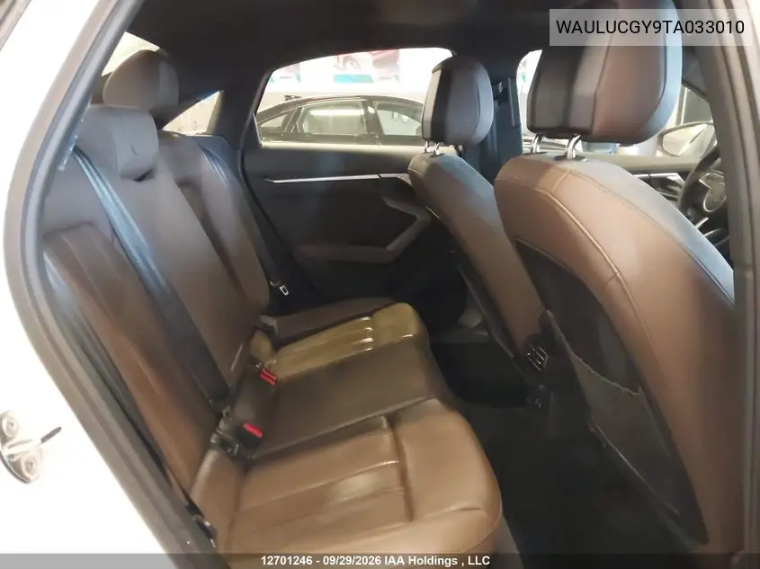 2026 AUDI A3 VIN WAULUCGY9TA033010 — фото 8