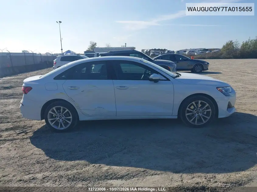 2026 AUDI A3 VIN WAUGUCGY7TA015655 — фото 13