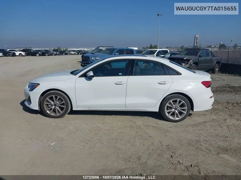 2026 AUDI A3 VIN WAUGUCGY7TA015655 — фото 14