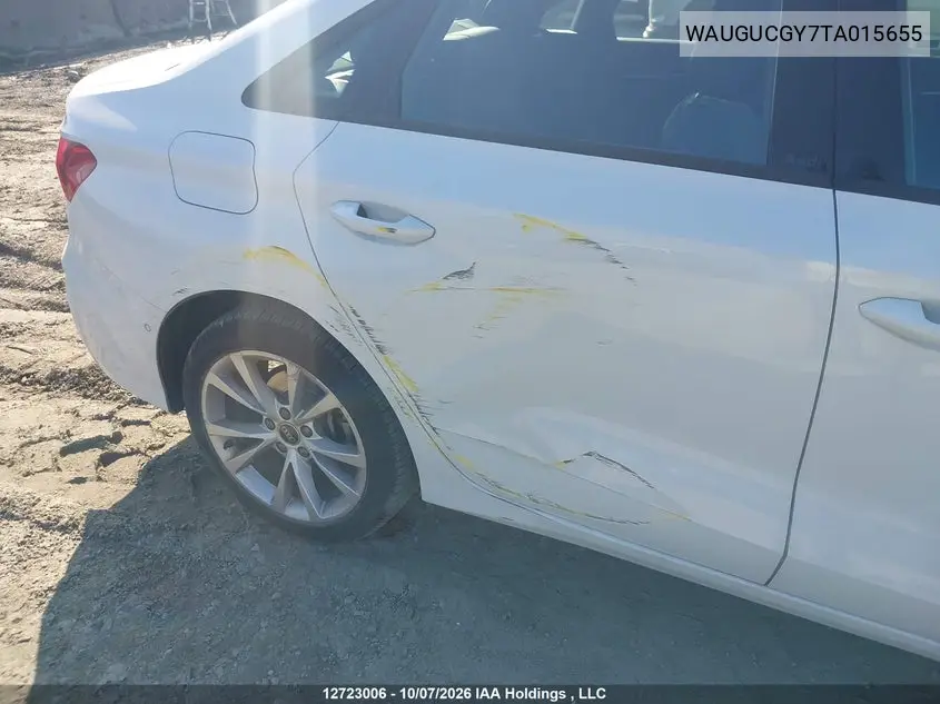 2026 AUDI A3 VIN WAUGUCGY7TA015655 — фото 6