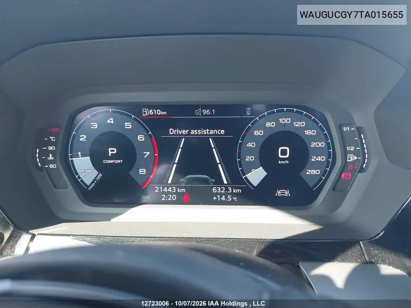 2026 AUDI A3 VIN WAUGUCGY7TA015655 — фото 7