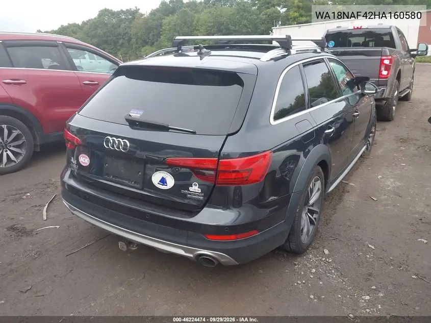 2017 AUDI A4 ALLROAD VIN WA18NAF42HA160580 — фото 4