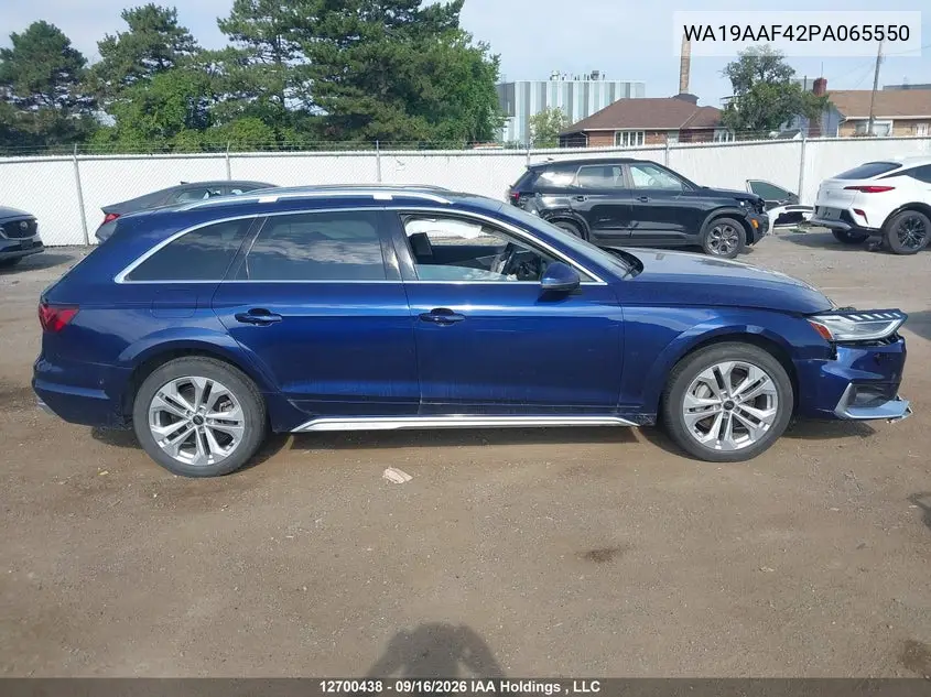 2023 AUDI A4 ALLROAD VIN WA19AAF42PA065550 — фото 12