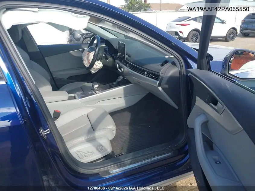2023 AUDI A4 ALLROAD VIN WA19AAF42PA065550 — фото 5
