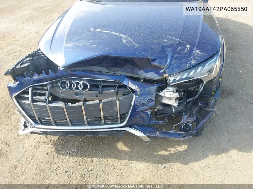 2023 AUDI A4 ALLROAD VIN WA19AAF42PA065550 — фото 6