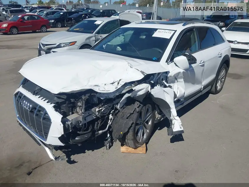 2024 AUDI A4 ALLROAD VIN WA18AAF41RA015575 — фото 2