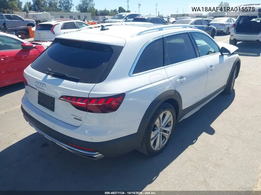 2024 AUDI A4 ALLROAD VIN WA18AAF41RA015575 — фото 4