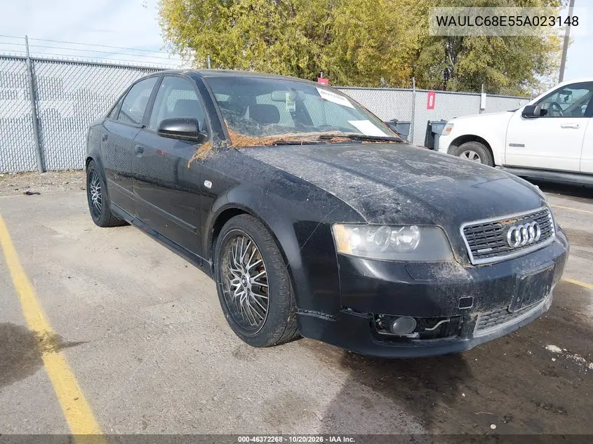 AUDI A4 2005, VIN WAULC68E55A023148