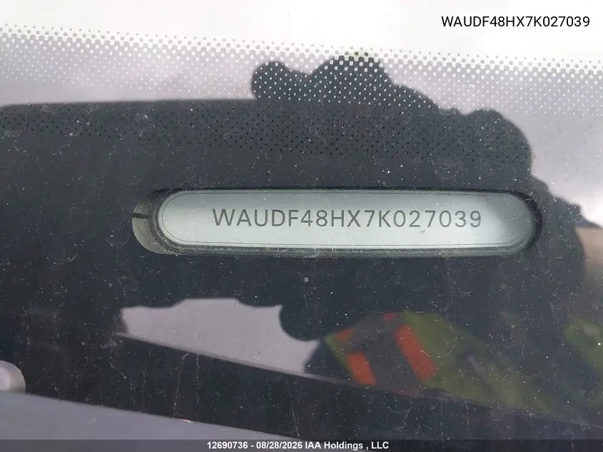 2007 AUDI A4 VIN WAUDF48HX7K027039 — фото 18