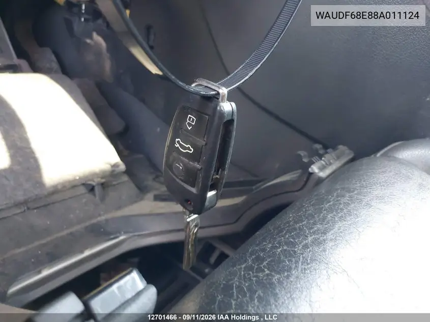 2008 AUDI A4 VIN WAUDF68E88A011124 — фото 11