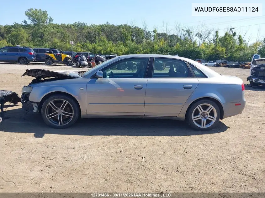 2008 AUDI A4 VIN WAUDF68E88A011124 — фото 15