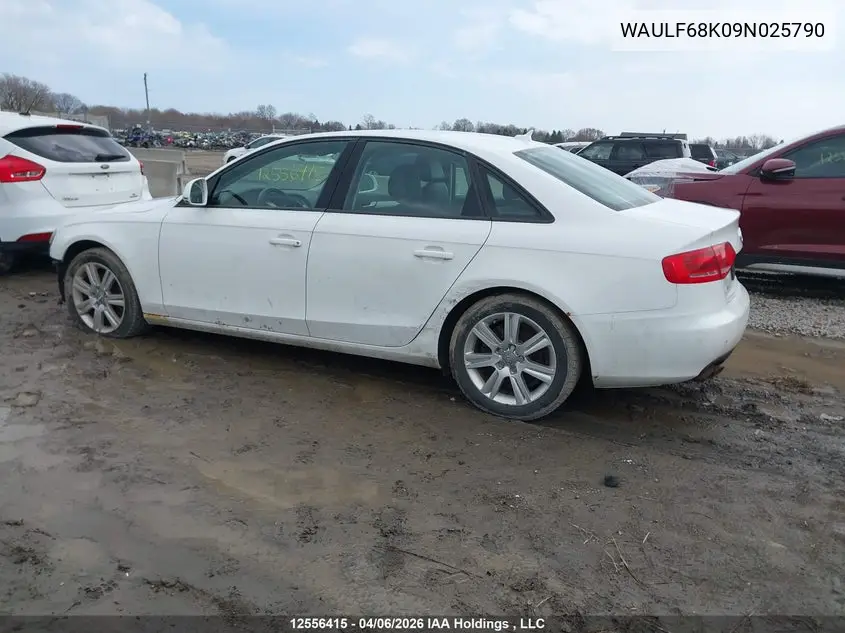 2009 AUDI A4 VIN WAULF68K09N025790 — фото 3