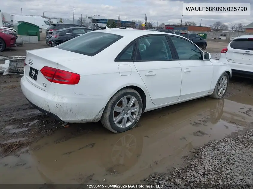 2009 AUDI A4 VIN WAULF68K09N025790 — фото 4