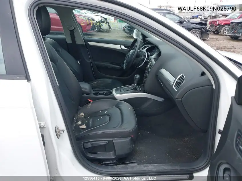 2009 AUDI A4 VIN WAULF68K09N025790 — фото 5