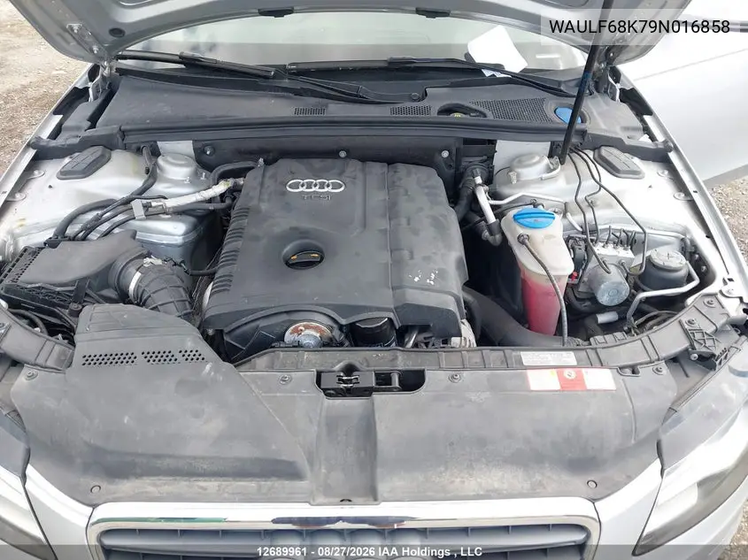 2009 AUDI A4 VIN WAULF68K79N016858 — фото 10
