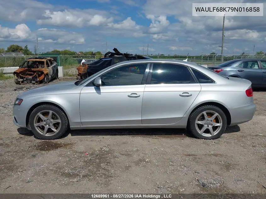 2009 AUDI A4 VIN WAULF68K79N016858 — фото 14